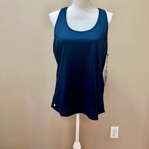 NWT Hylete Navy Blue Racer Back Tank Top Size XL